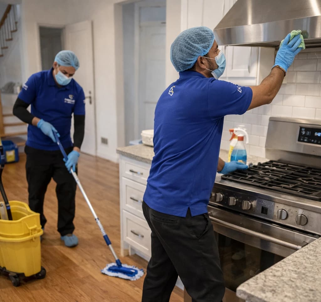 Kitchen cleaning and sanitizing