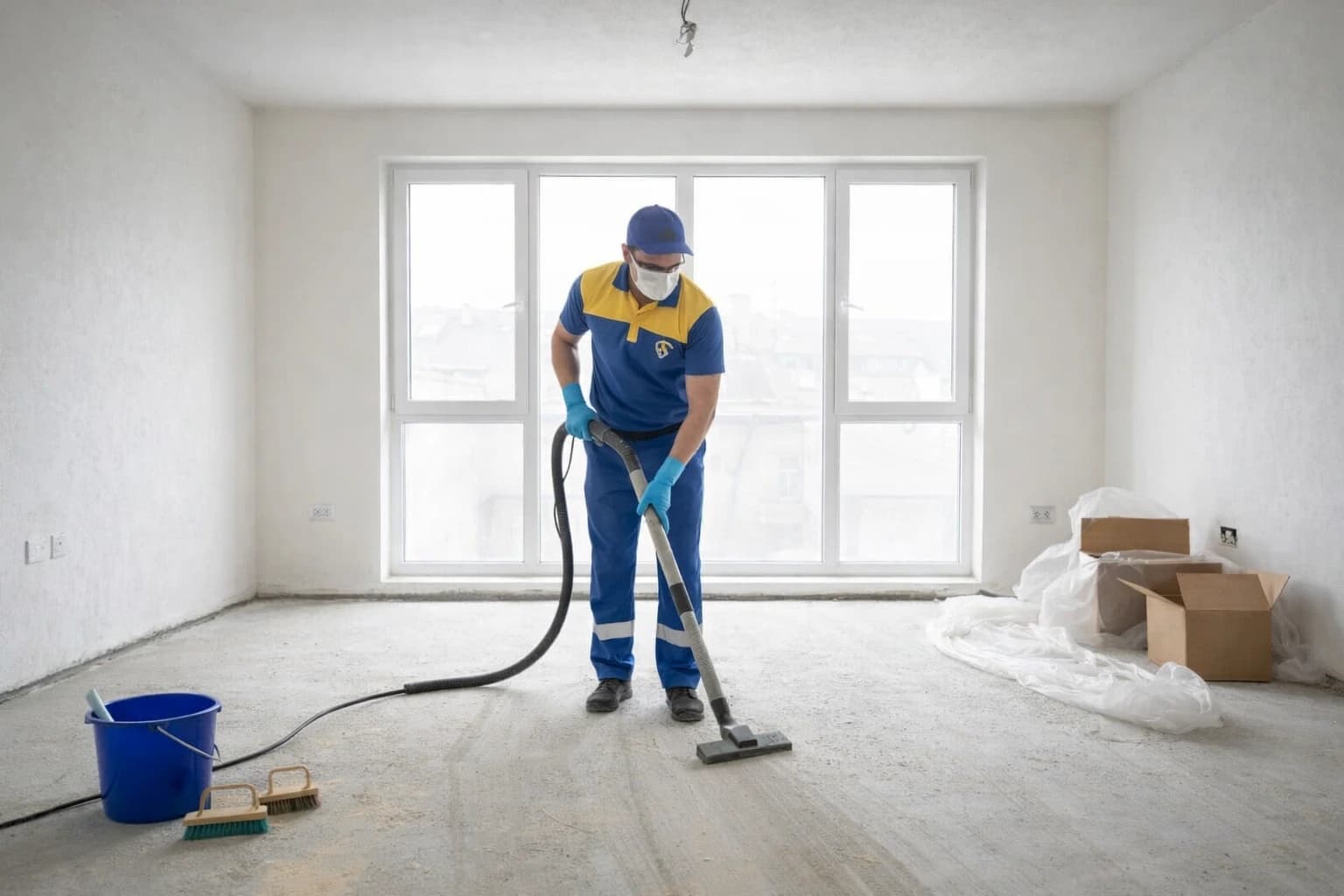 خدمة 'تجهيز المنازل الجديدة' (Post-Construction)