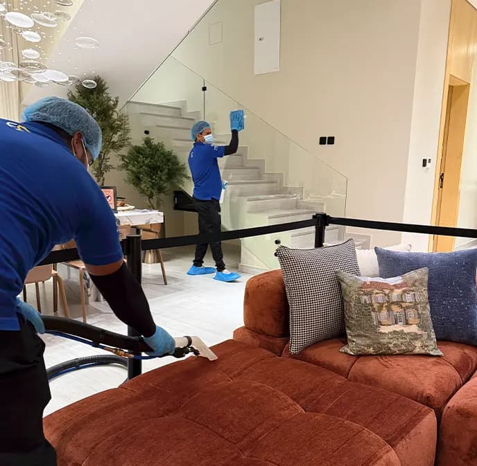 Cleaning halls and large spaces