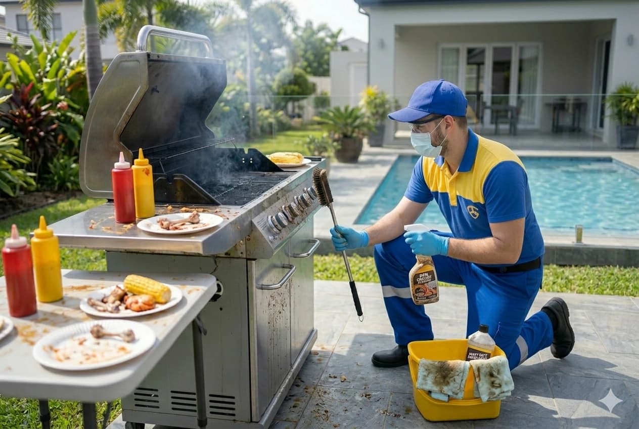 إزالة آثار الحفلات والشوي