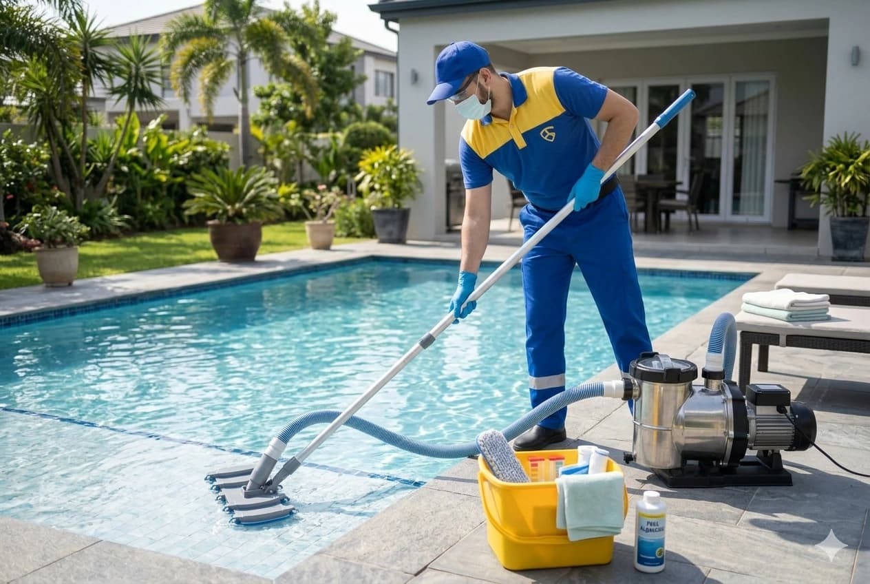 تجهيز الجلسات الخارجية والمسابح