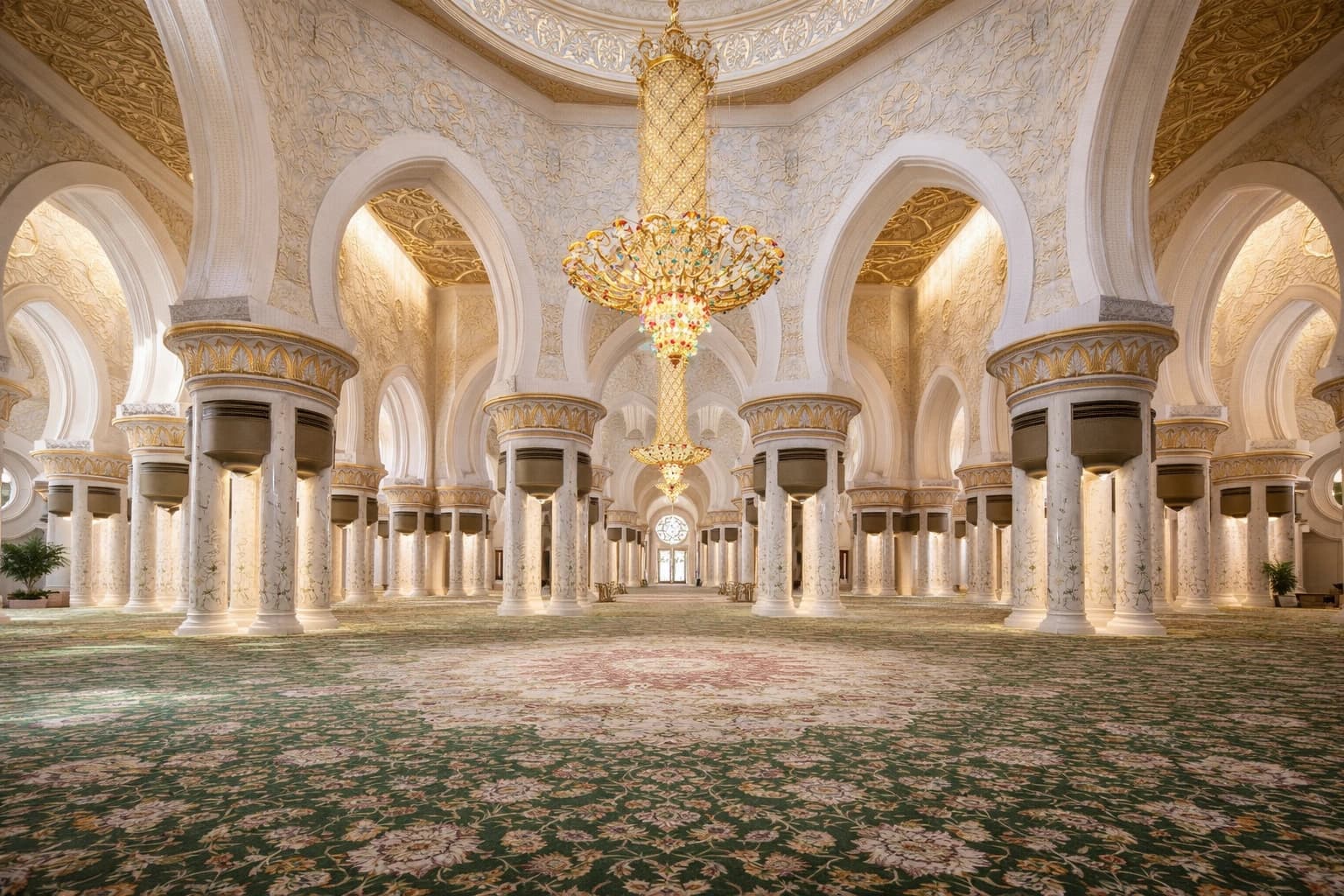 مسجد نظيف ومشرق